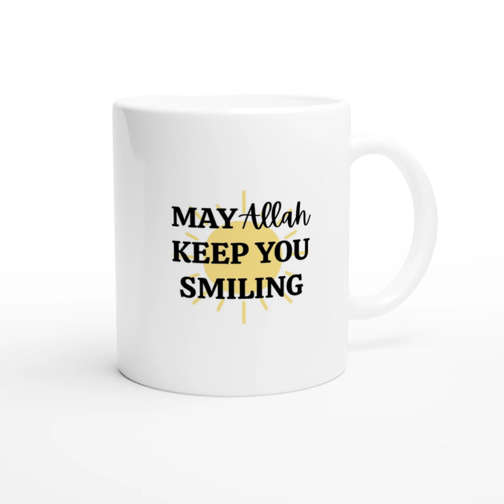 Islamic gift mug may Allah keep you smiling