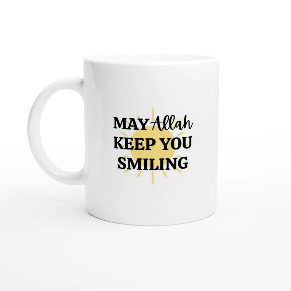 Islamic gift mug may Allah keep you smiling